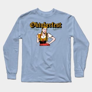 Oktoberfest Dirndl Festival Vibes Long Sleeve T-Shirt